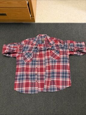 Schmidt Workwear Red & Navy Plaid Button-Down Shirt